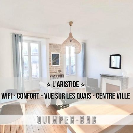 L'Aristide - Entre Gare Et Centre Ville - Vue Sur Les Quais Quimper Extérieur photo