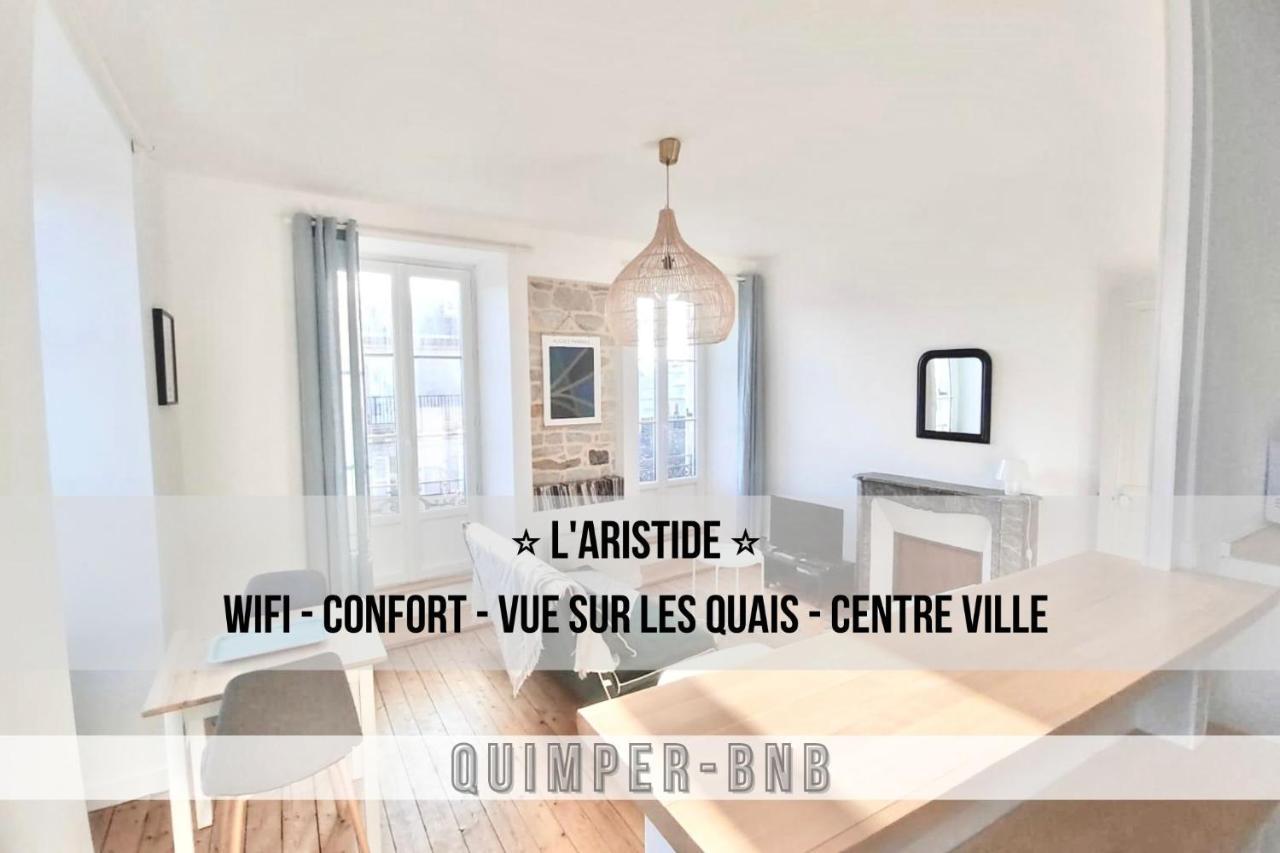 L'Aristide - Entre Gare Et Centre Ville - Vue Sur Les Quais Quimper Extérieur photo